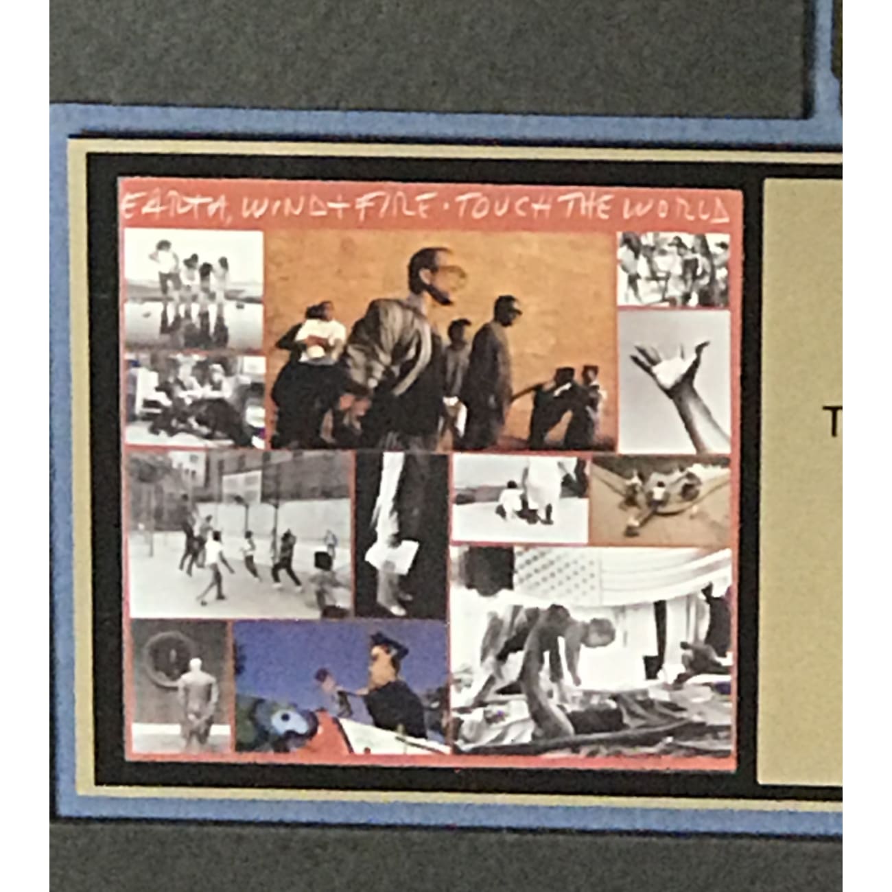 Earth, Wind & Fire Touch The World RIAA Certified Gold Album Award - Perfect for Music Collectors & 70s Disco Fans