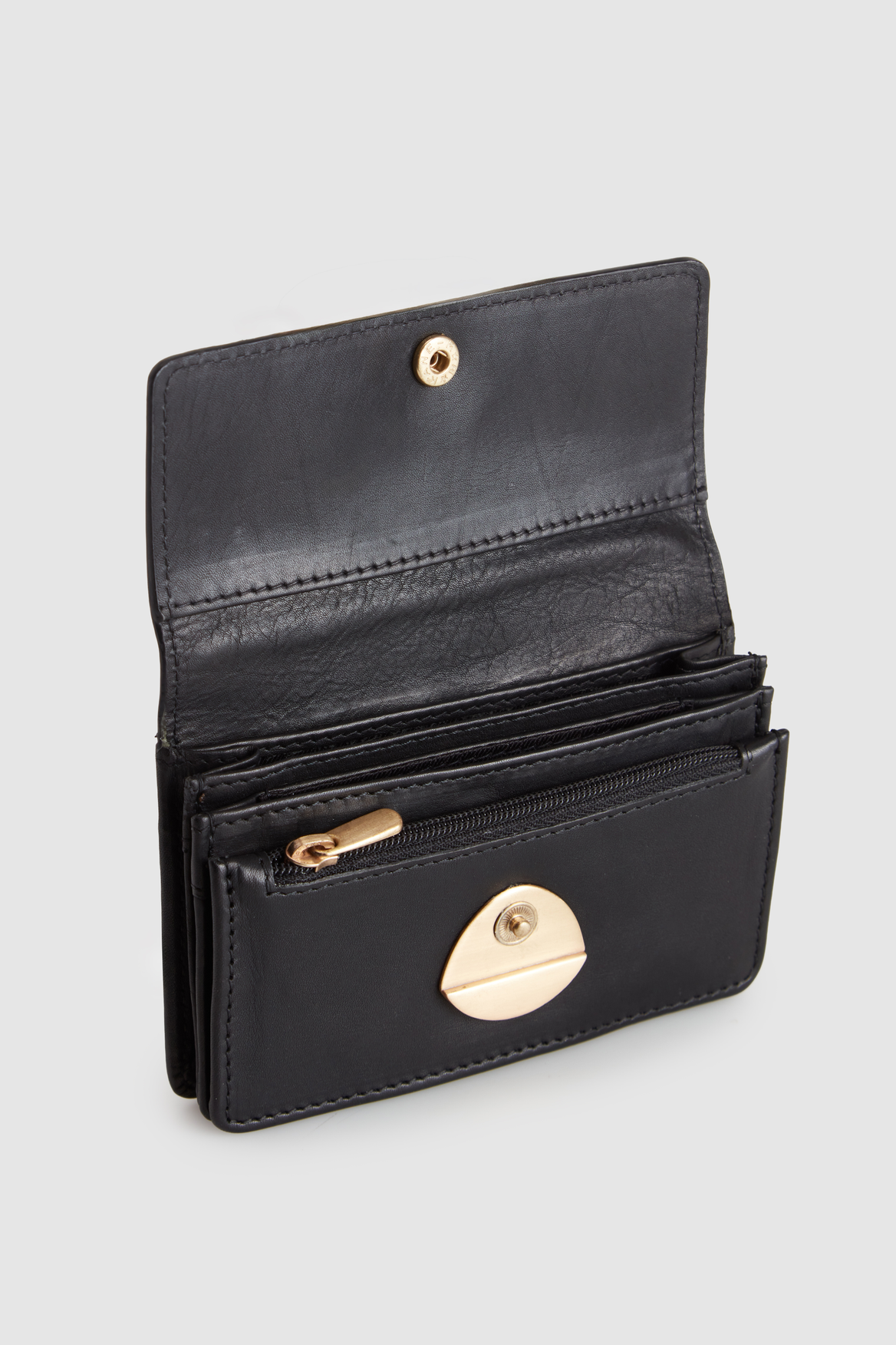 Millie Genuine Leather CC Coin Wallet - Slim RFID Blocking Card Holder for Credit Cards, ID & Cash - Perfect for Travel, Business & Everyday Use