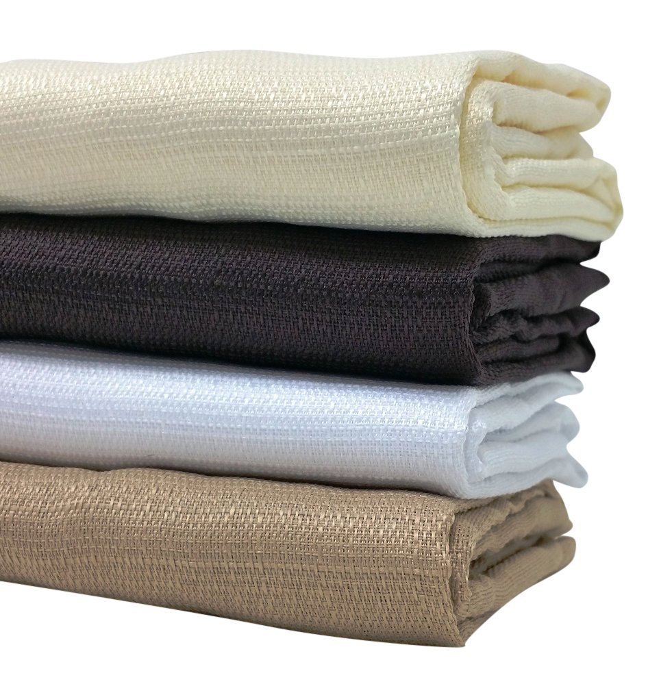 2-Pack Chocolate Solid Window Curtain Panels 38 x 84 Inches - Blackout Drapes for Living Room, Bedroom & Home Decor