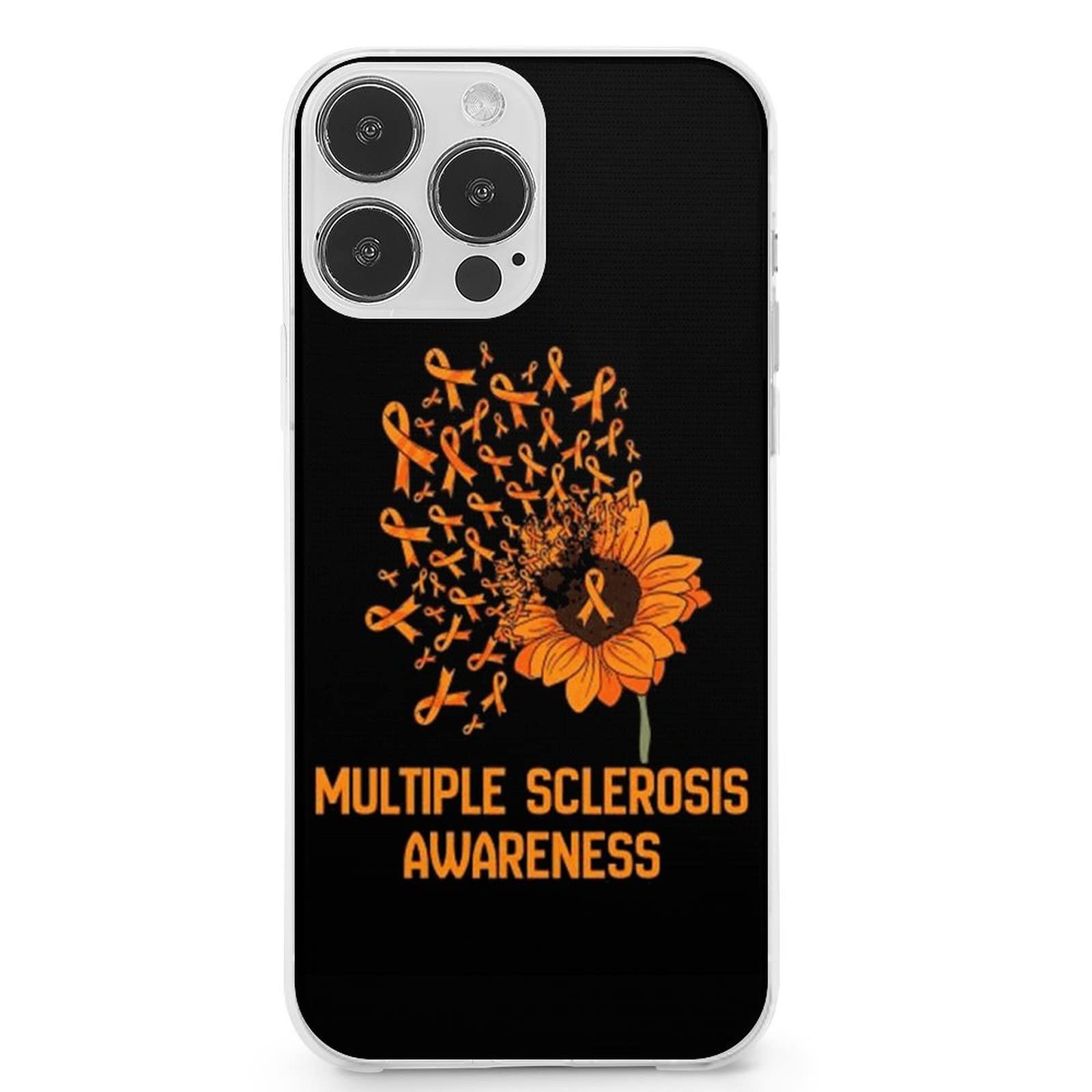 Multiple Sclerosis Awareness iPhone 13 Case - Shockproof TPU Protective Cover for iPhone 13 Pro Max/Pro/Mini - Show Support with Durable Phone Case for Daily Use & Special Events