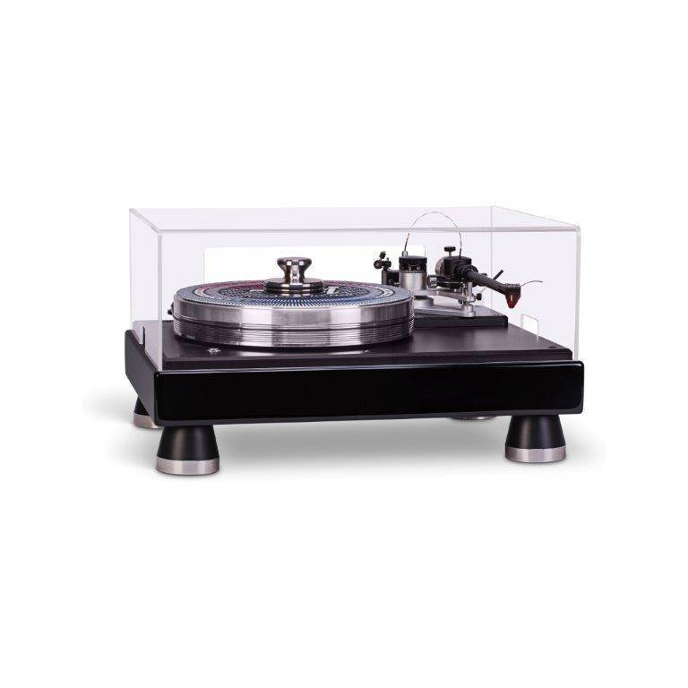 AudioShield Premium Turntable Dust Cover - Clear Vinyl Record Player Protector for LP, 33/78 RPM Turntables - Perfect for Home DJ Setup & Vinyl Collection Protection