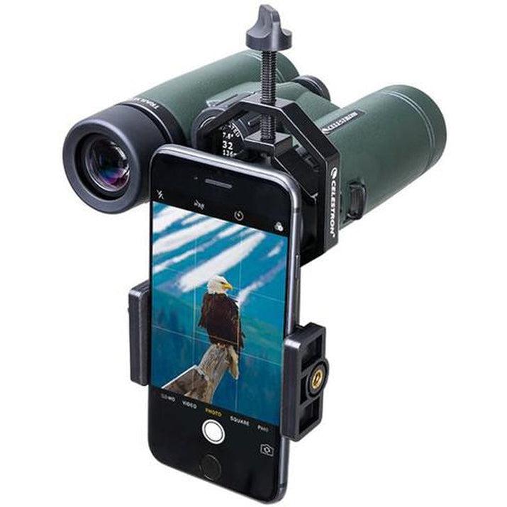 Celestron 1.25 Inch Basic Smartphone Adapter for Telescope - Universal Smartphone Mount for Astrophotography & Moon Observation