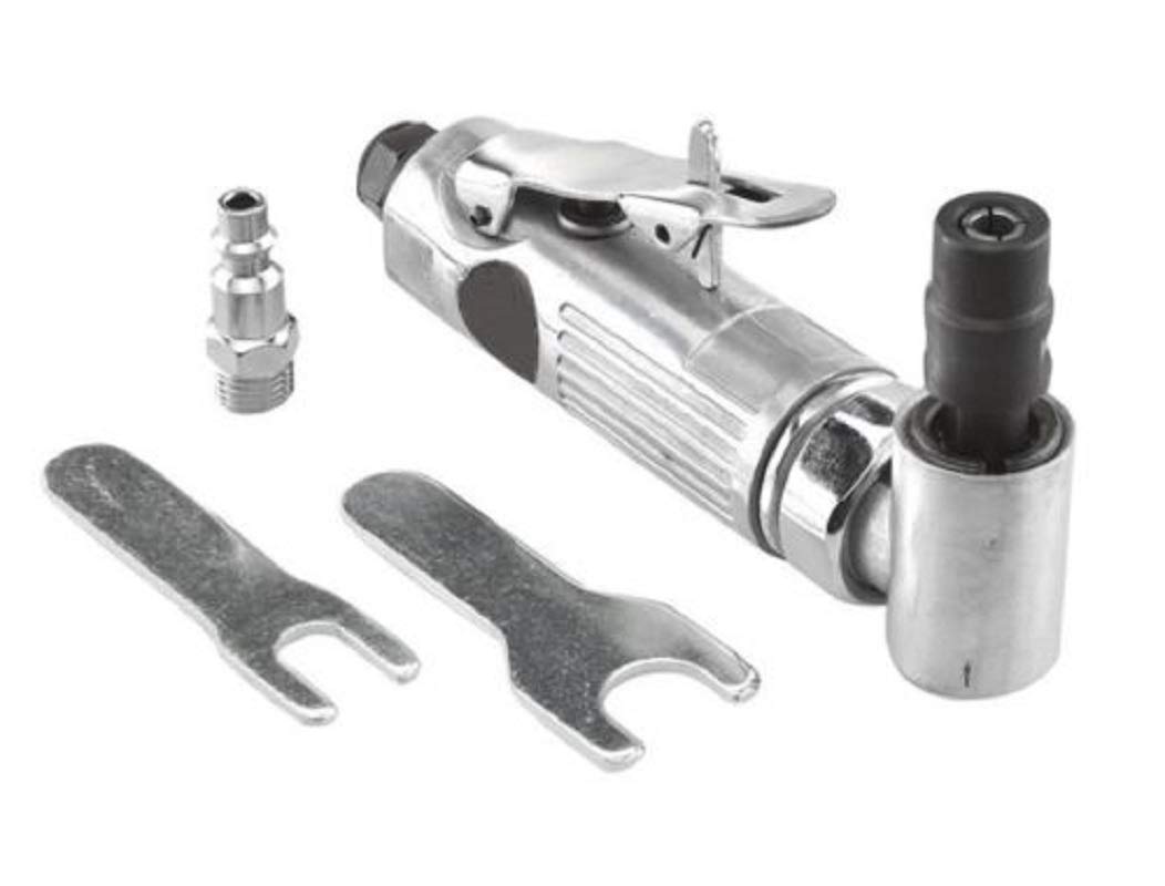 2-Piece Air Pneumatic Right Angle Die Grinder Kit - 1/4