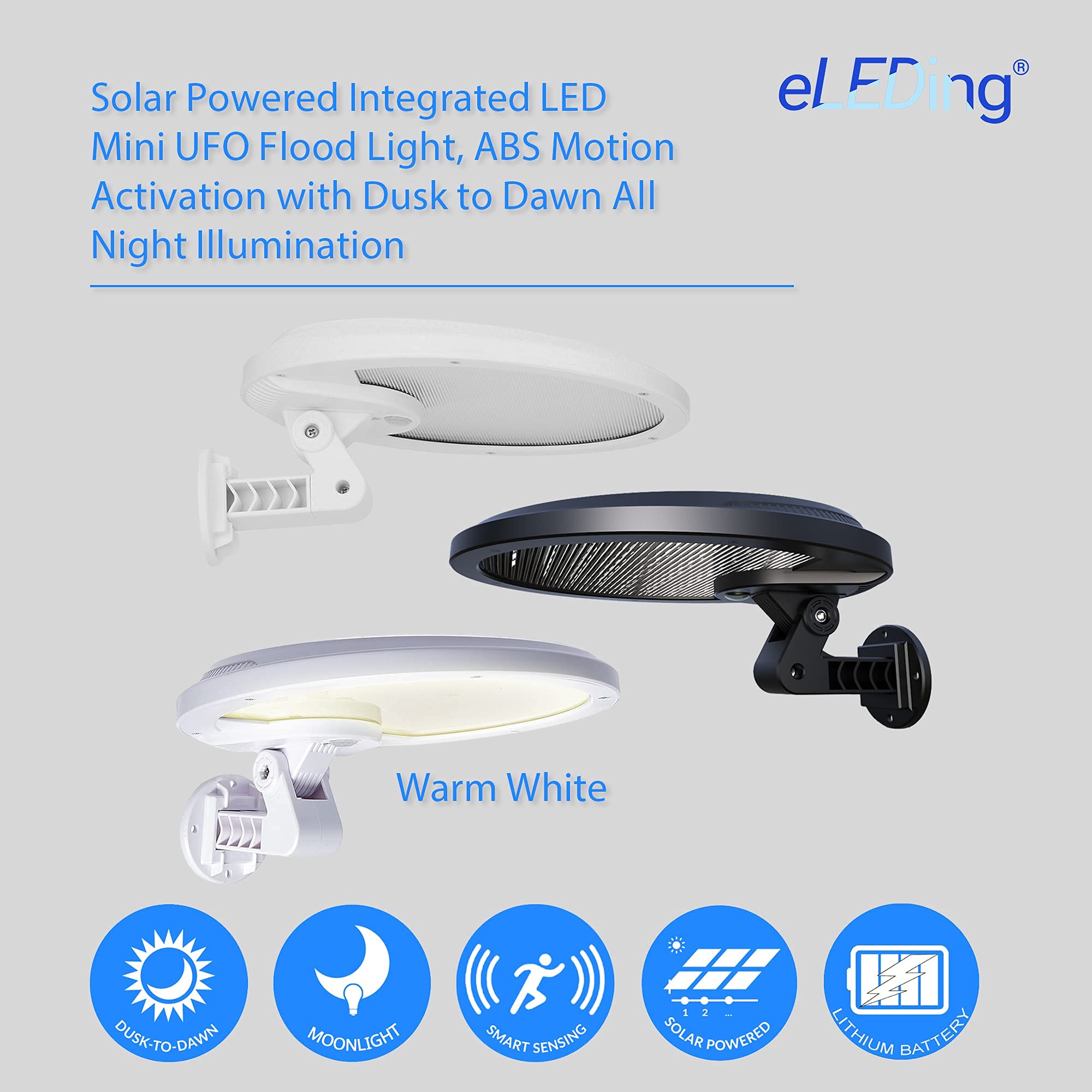 56 LED Solar Security Lights Outdoor - Super Bright Motion Sensor Wall Lights with IP65 Waterproof & Adjustable Angle (0-80°) for Garage, Patio, Garden, Driveway, Yard - Perfect for Nighttime Safety and Landscape Lighting