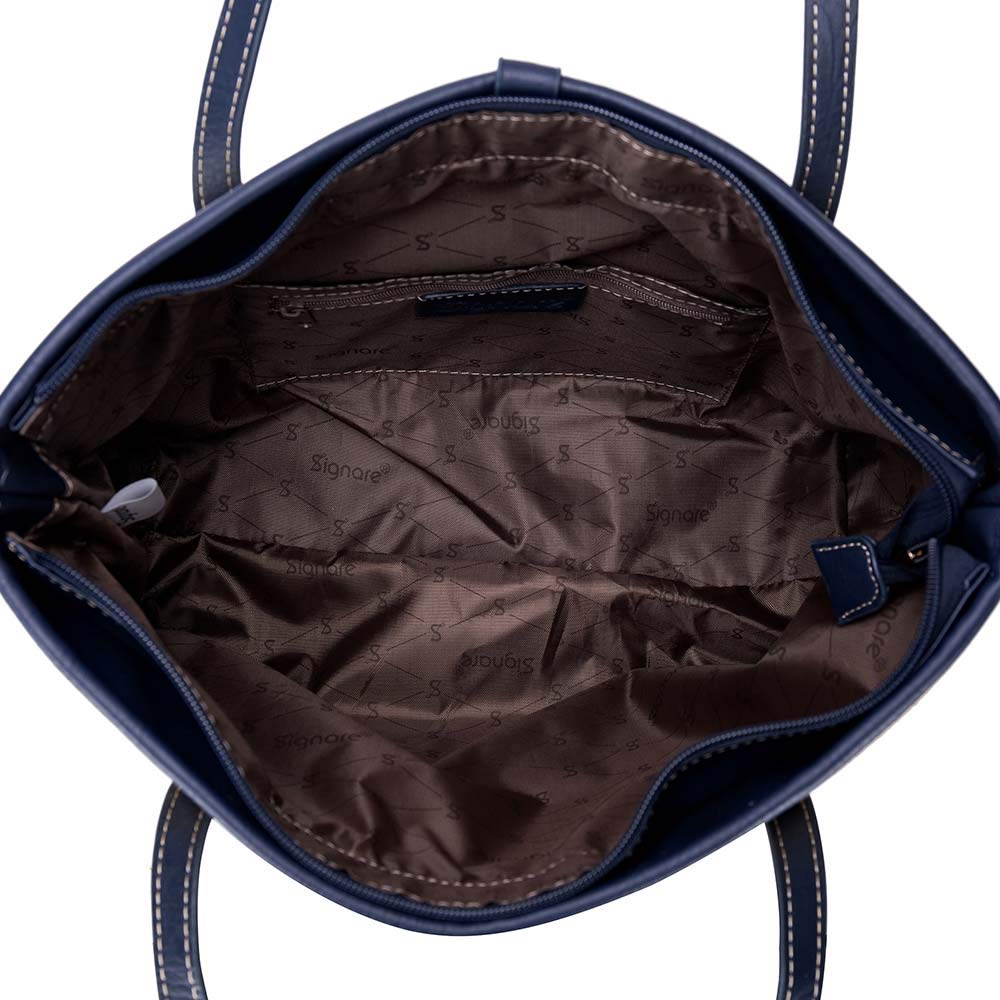 Stylish Signare Tapestry Shoulder Tote Bag for Women - Perfect for Work, Travel & Everyday Use | Durable & Fashionable Handbag for Office, Commute & Weekend Outings