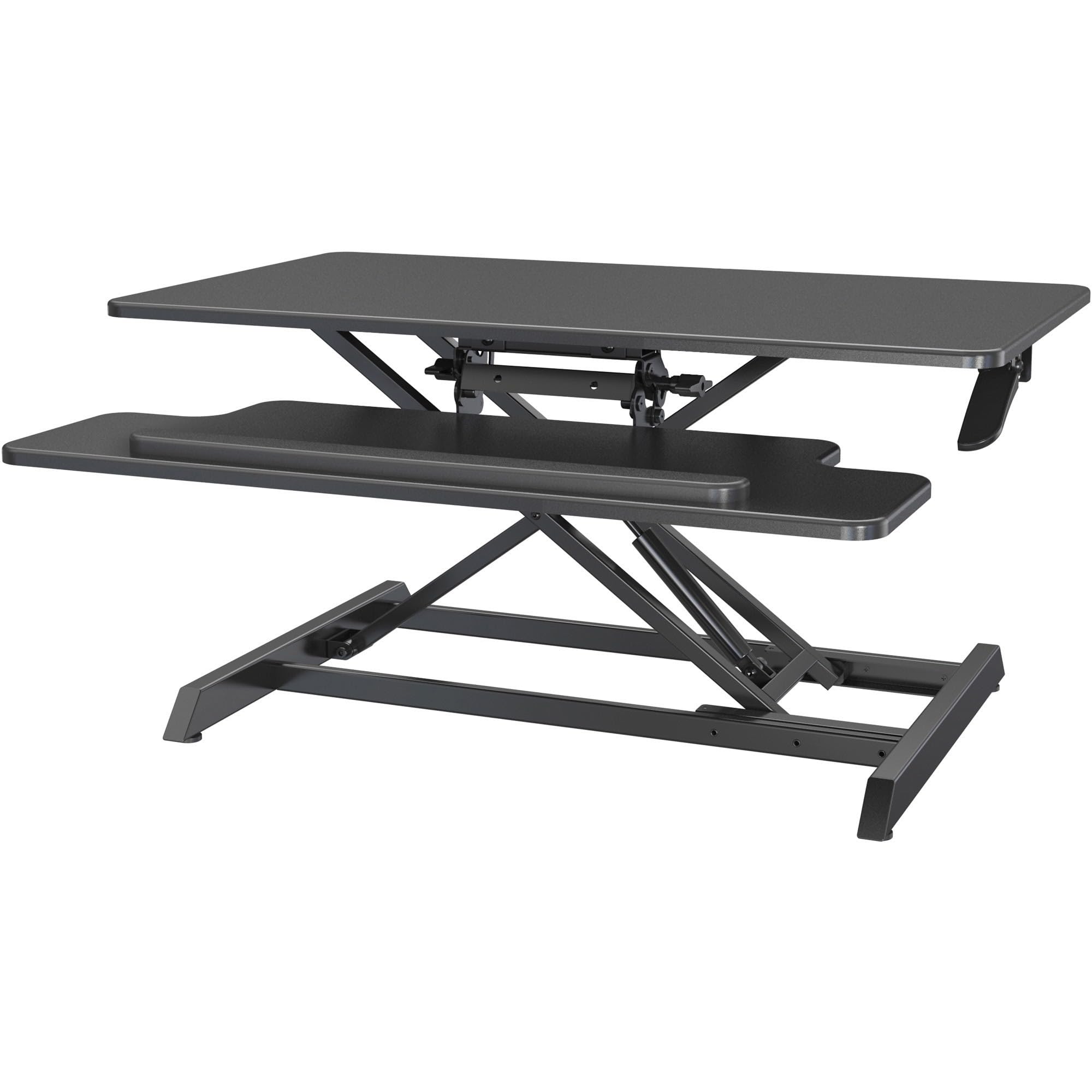Lorell LLR99555 Large Monitor Desk Riser - Adjustable Computer Stand for Home & Office Workspace - Ergonomic Solution for Dual Monitors, Laptops, and Office Organization