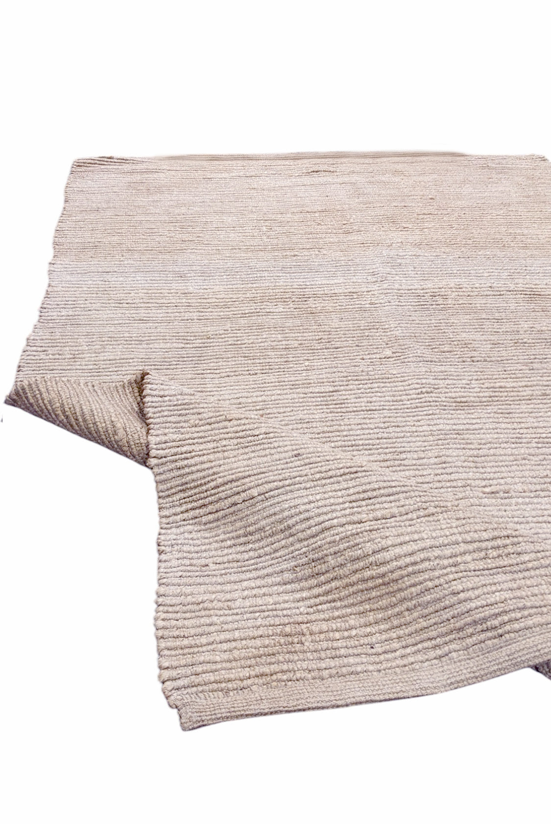Zinnia Natural Jute Rug 7.10 x 5.3 Feet - Eco-Friendly Handwoven Area Rug for Living Room, Bedroom & Boho Home Decor