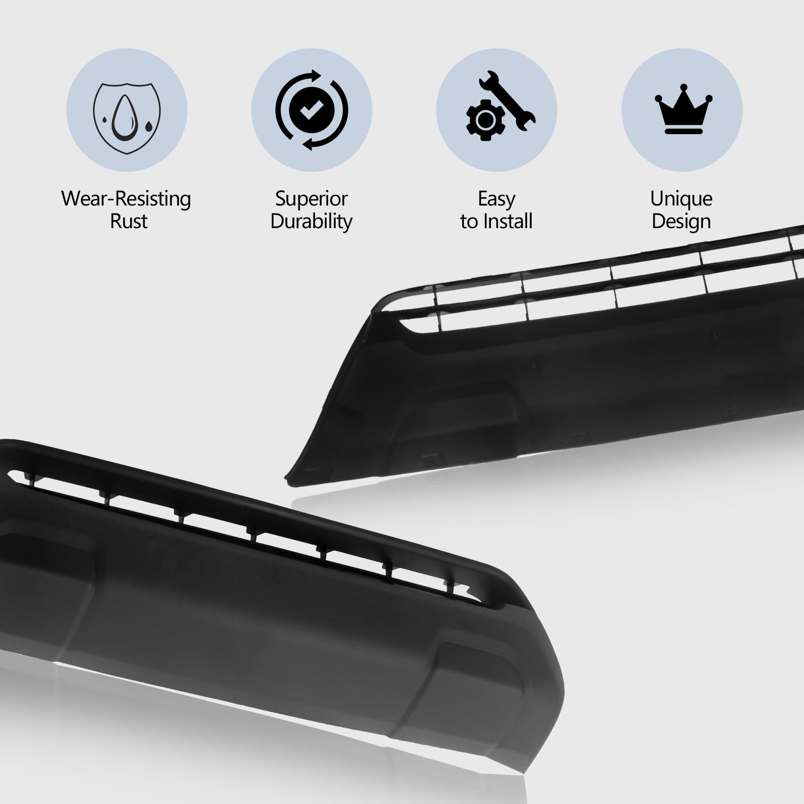 Black Textured Bumper Grille for 2012-2015 Tacoma - Off-Road Upgrade