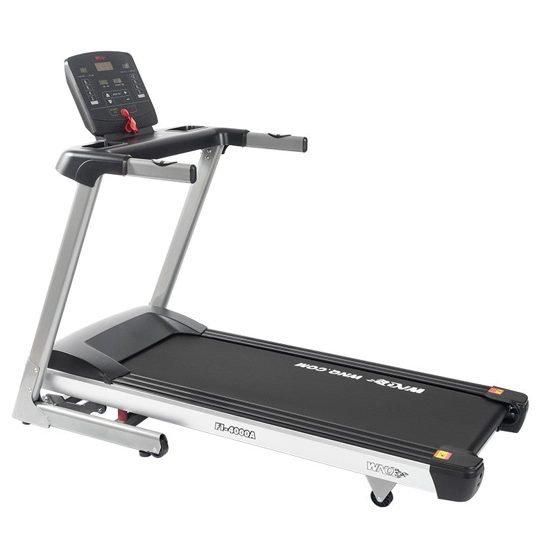 WNQ Treadmill for Home Gym - Professional Folding Electric Running Machine with LCD Display for Cardio Workouts