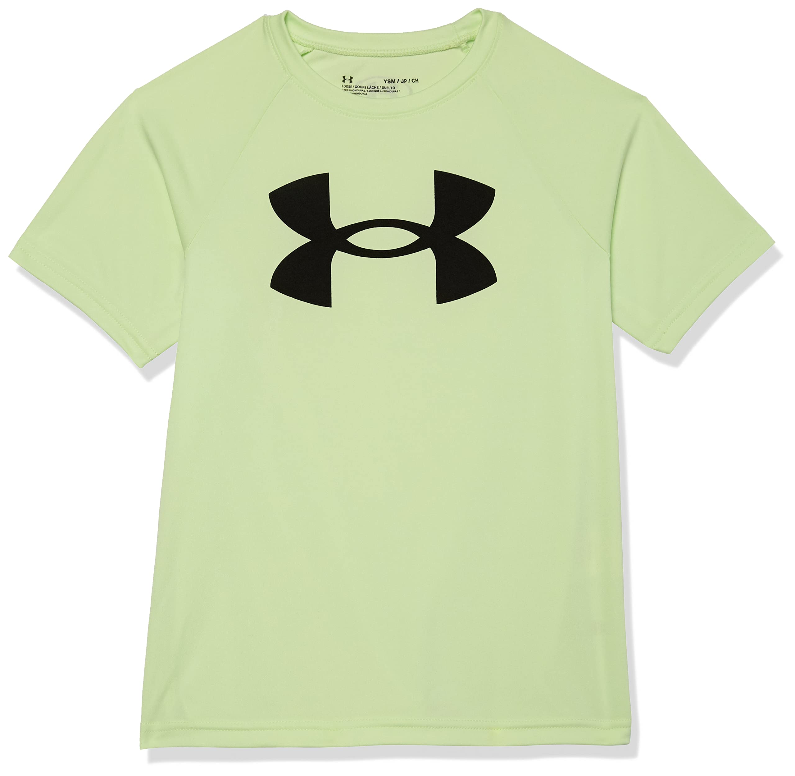 Under Armour Boys' Tech Big Logo Short Sleeve T-Shirt - Moisture-Wicking Athletic Tee for Sports & Casual Wear - Perfect for Running, Basketball & Everyday Activities
