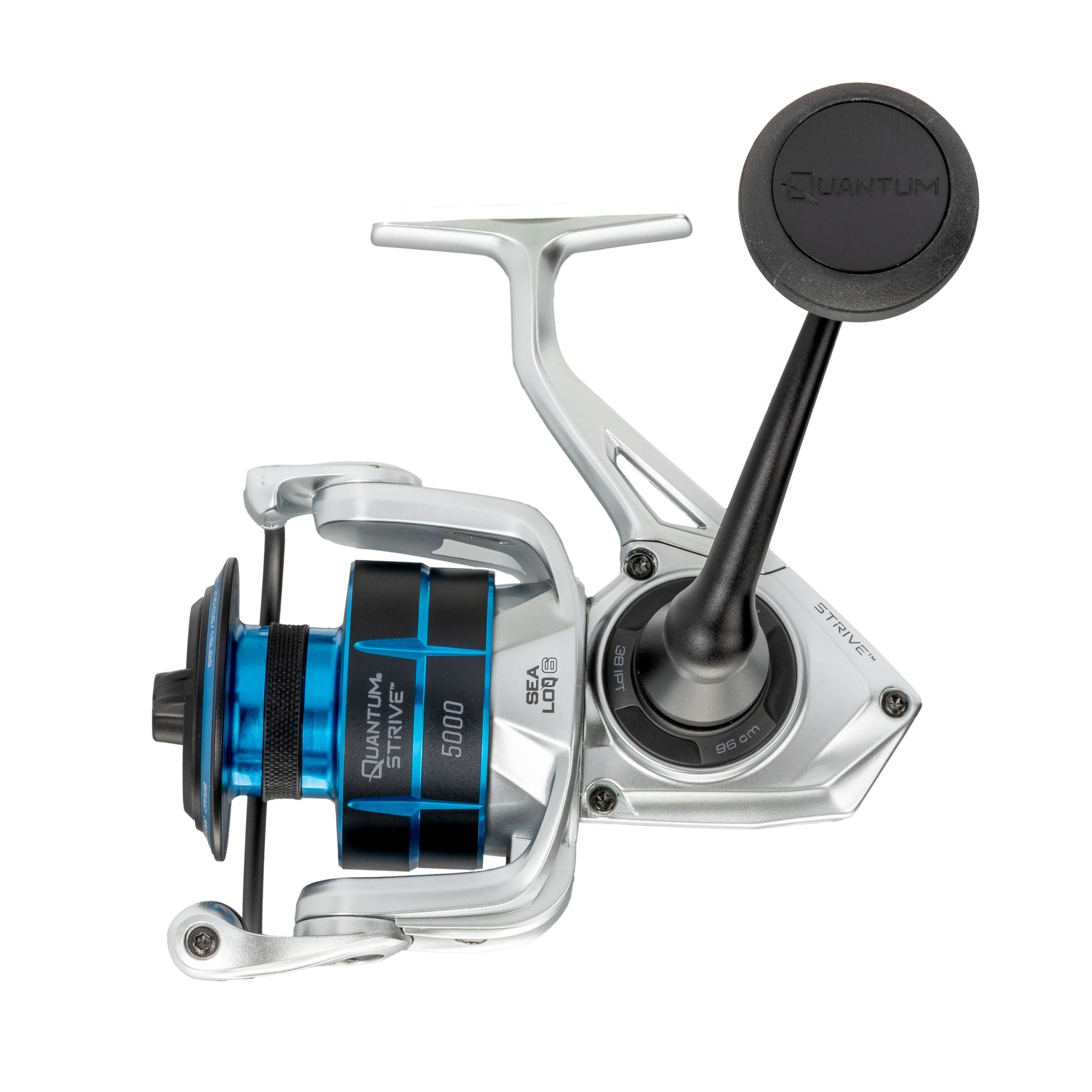 Quantum Strive Spinning Reel - High Performance Saltwater Fishing Reel with Smooth Drag System | Perfect for Offshore, Surf Fishing & Freshwater Angling