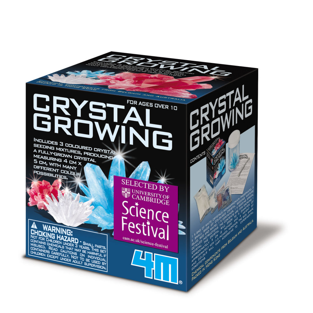 4M Crystal Growing Experiment Science Kit - STEM Educational Toy for Kids - Fun DIY Science Project for Home & Classroom Learning
