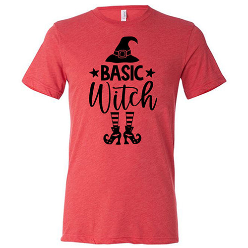Basic Witch Halloween Costume Shirt - Unisex T-Shirt with Matching Hat & Shoes for Spooky Party Outfits