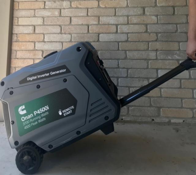 Cummins Onan P4500i 3700W/4500W Portable Inverter Generator with Remote Start - Quiet Gas Powered Generator for Camping, RV, Home Backup & Outdoor Power Supply