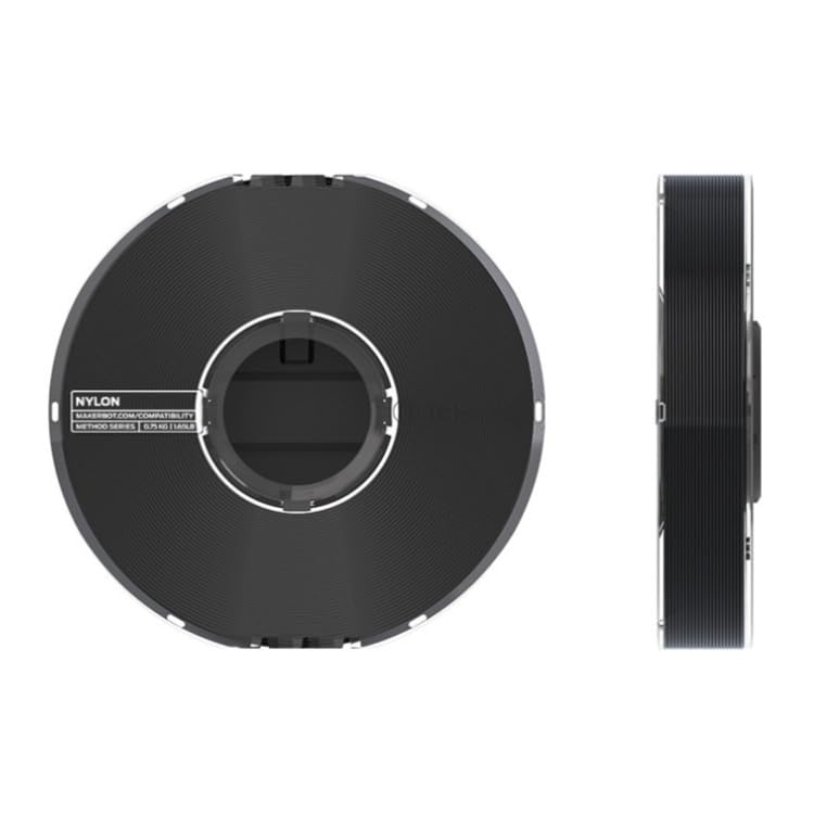 MakerBot 375-0033A Method Nylon Filament for Method 3D Printer - High Strength Black 1.54Lb Spool - Perfect for Functional Prototypes, Industrial Parts & Durable 3D Printing Projects