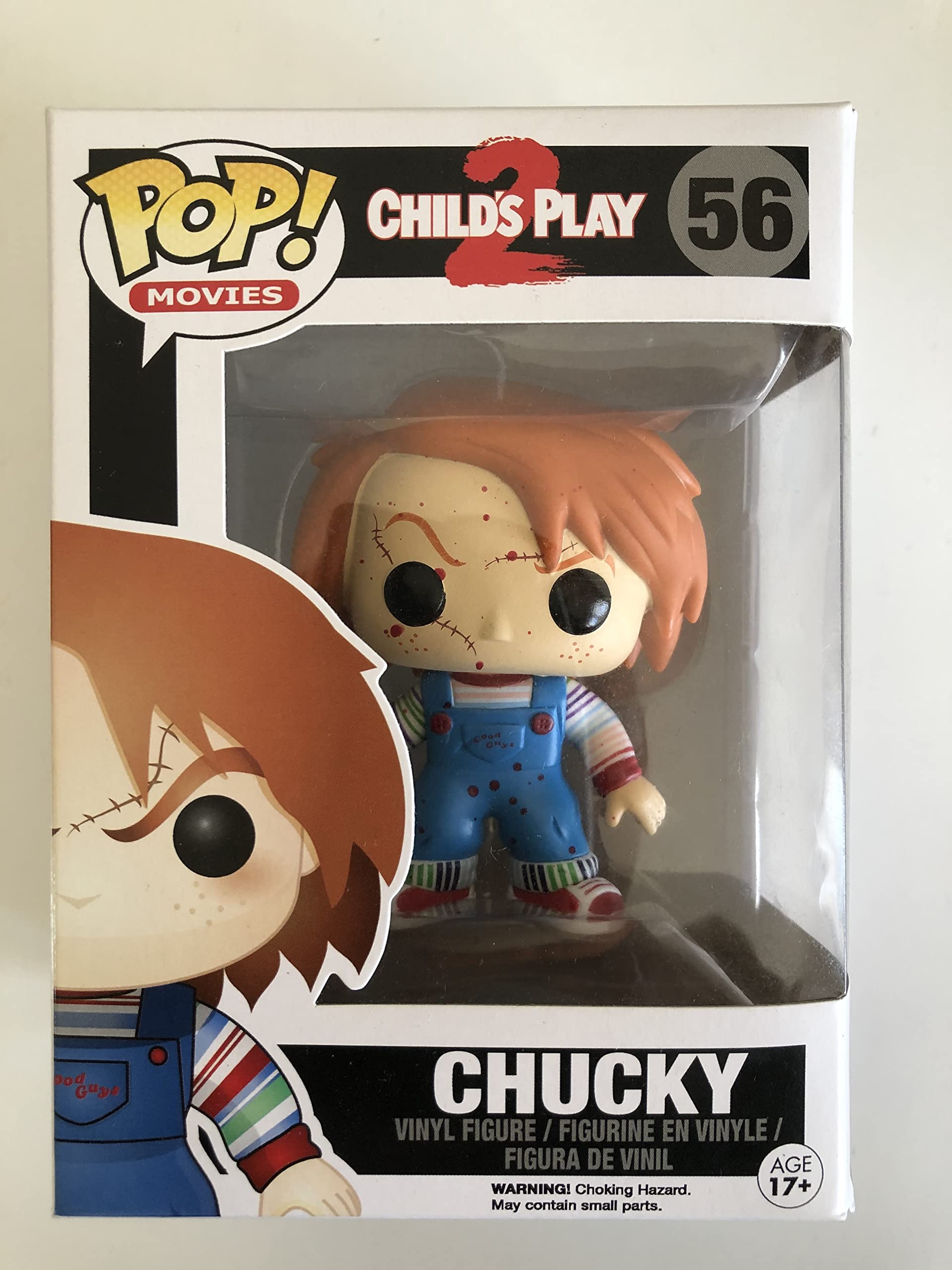 Funko Pop! Vinyl: Child's Play 2 Chucky Exclusive Blood Splatter Collectible Figure - Horror Movie Merchandise for Display & Gifts