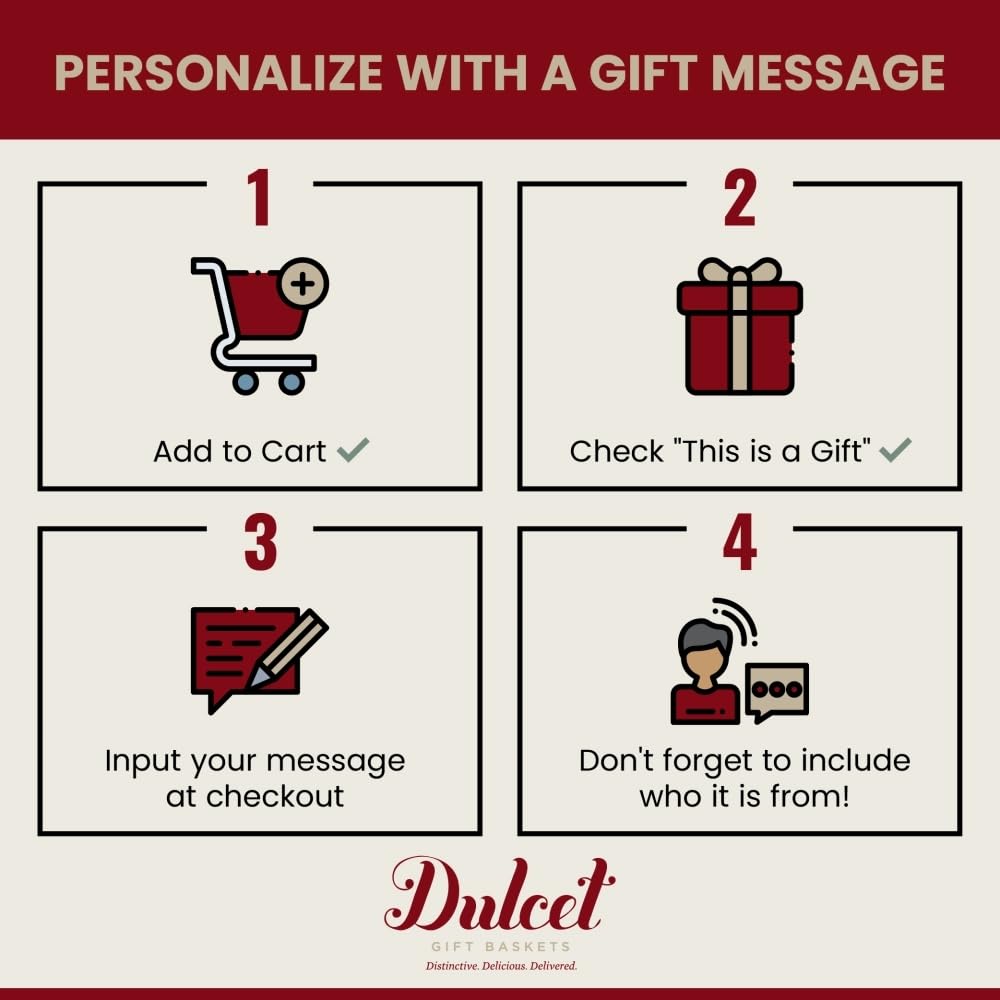 Premium Birthday Gift Baskets & Anniversary Food Towers - Luxury Gourmet Gift Boxes for Women, Men, Parents, Friends & Family | Perfect for Weddings, Holidays & Special Occasions | Dulcet Gift Baskets Collection