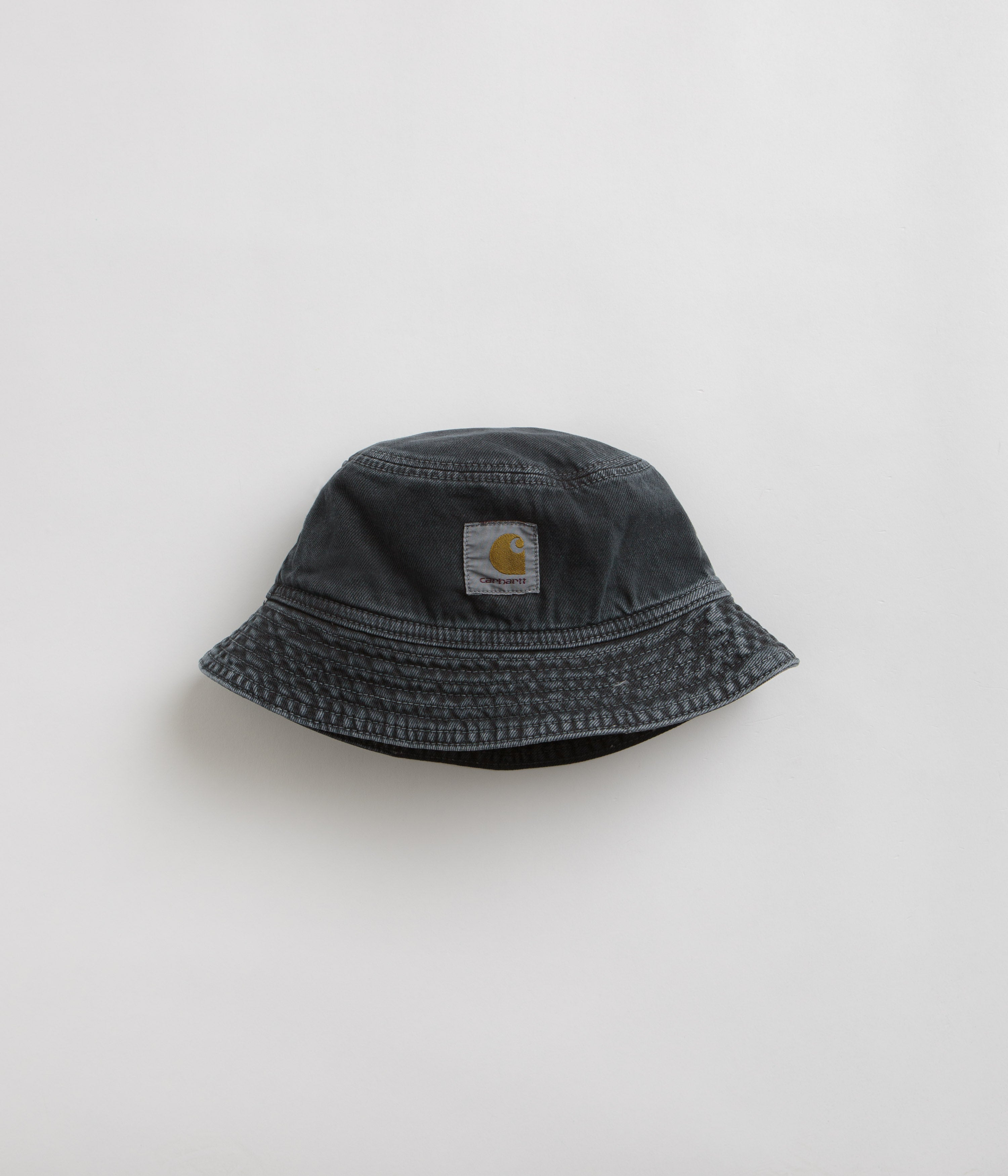 Carhartt Garrison Bucket Hat - Stone Dyed Black for Men & Women | Water-Resistant Work Hat for Outdoor, Hiking, Fishing & Gardening