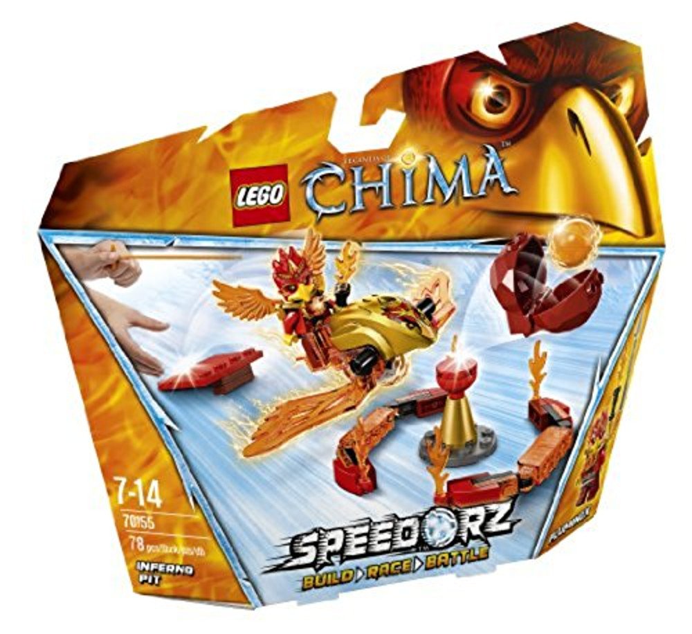 LEGO Chima 70155 Inferno Pit Building Toy Set - Creative Construction Kit for Kids & Collectors - Perfect for Playtime, Gifts & Display