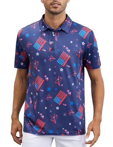 Blue/American Flag