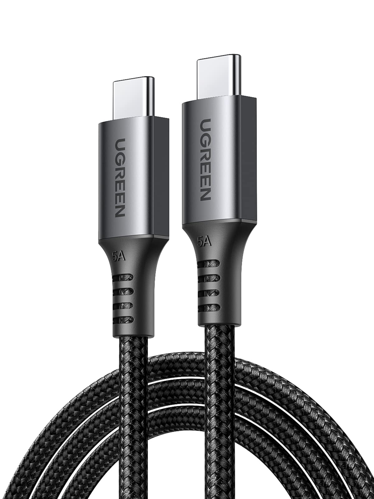UGREEN 100W USB C to USB C Fast Charging Cable 5A Type C Cable - Compatible with MacBook Pro/Air, HP, Dell, iPad Pro 2024, iPhone 16 Pro Max, Galaxy S24 - 3M Long for Home, Office & Travel Charging