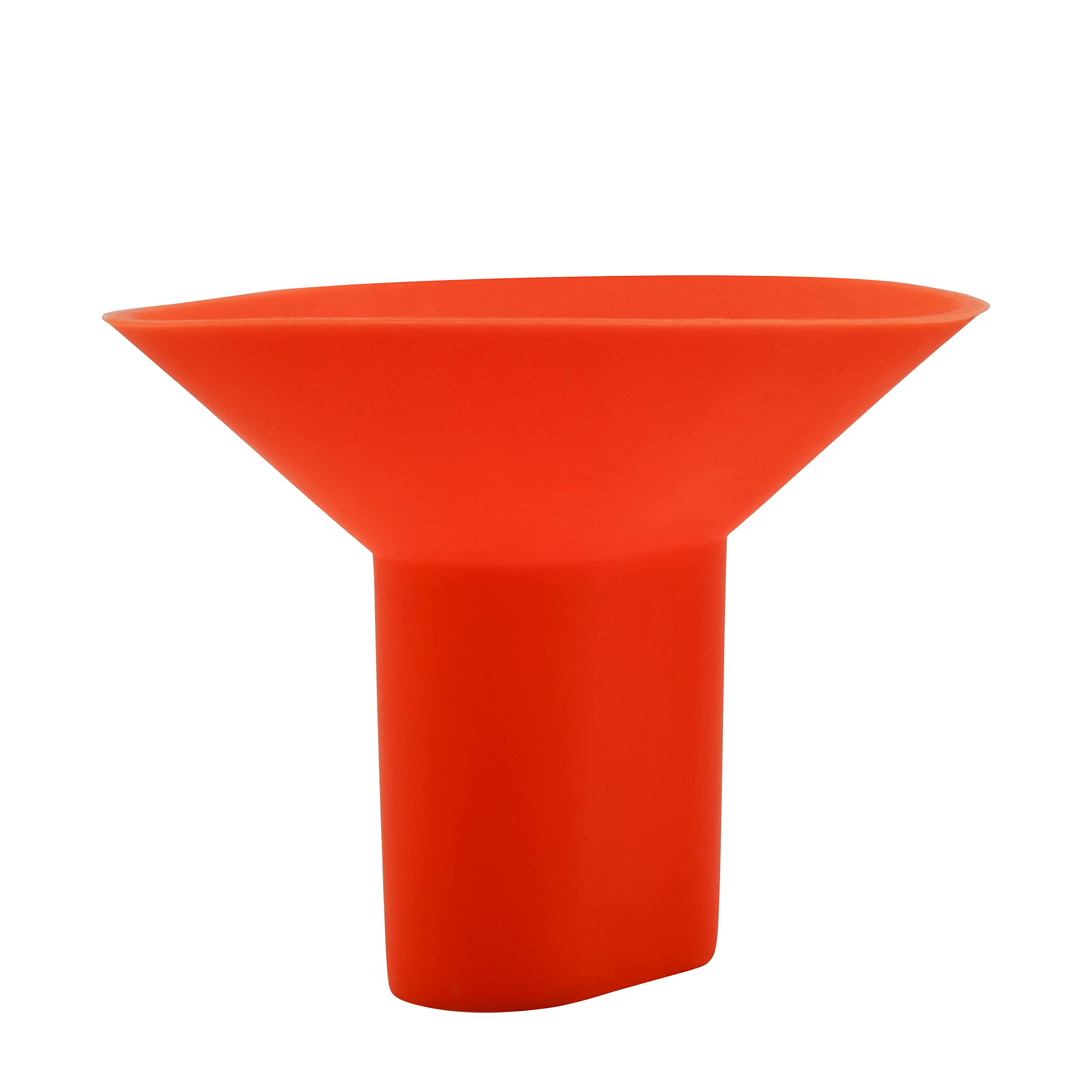SAUTVS Orange Silicone Funnel for Can-Am UTVs, Motorcycles, Cars, Boats & Trucks - Durable, Flexible & Leak-Proof (1PC) - Perfect for Oil Changes, Fuel Transfer & Fluid Maintenance