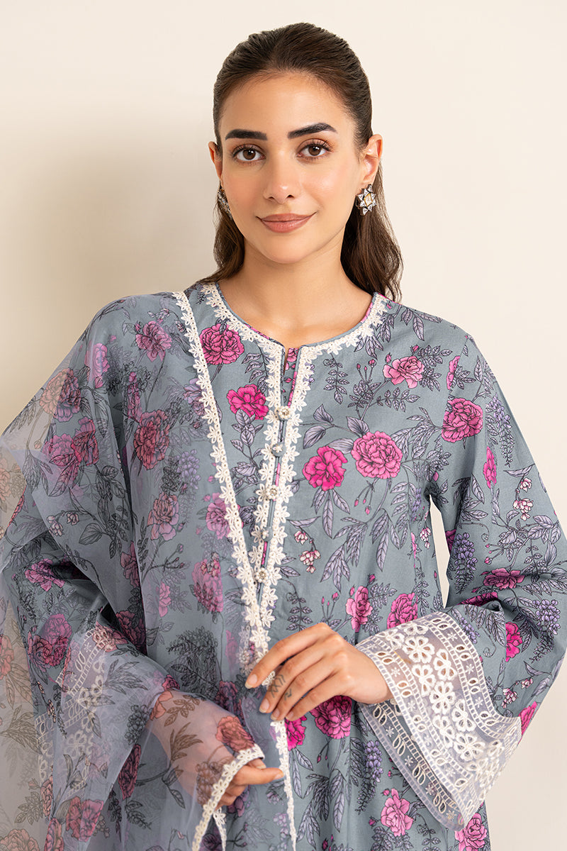INDIGO GARDEN 2-Piece Cotton Kurta Set with Shirt & Dupatta - Traditional Indian Ethnic Wear for Women - Perfect for Festivals, Weddings & Cultural Events