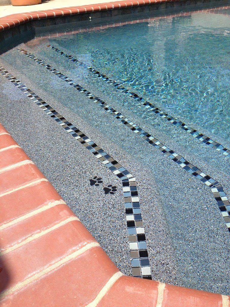 Black Ceramic Swimming Pool Mosaic Tiles (2