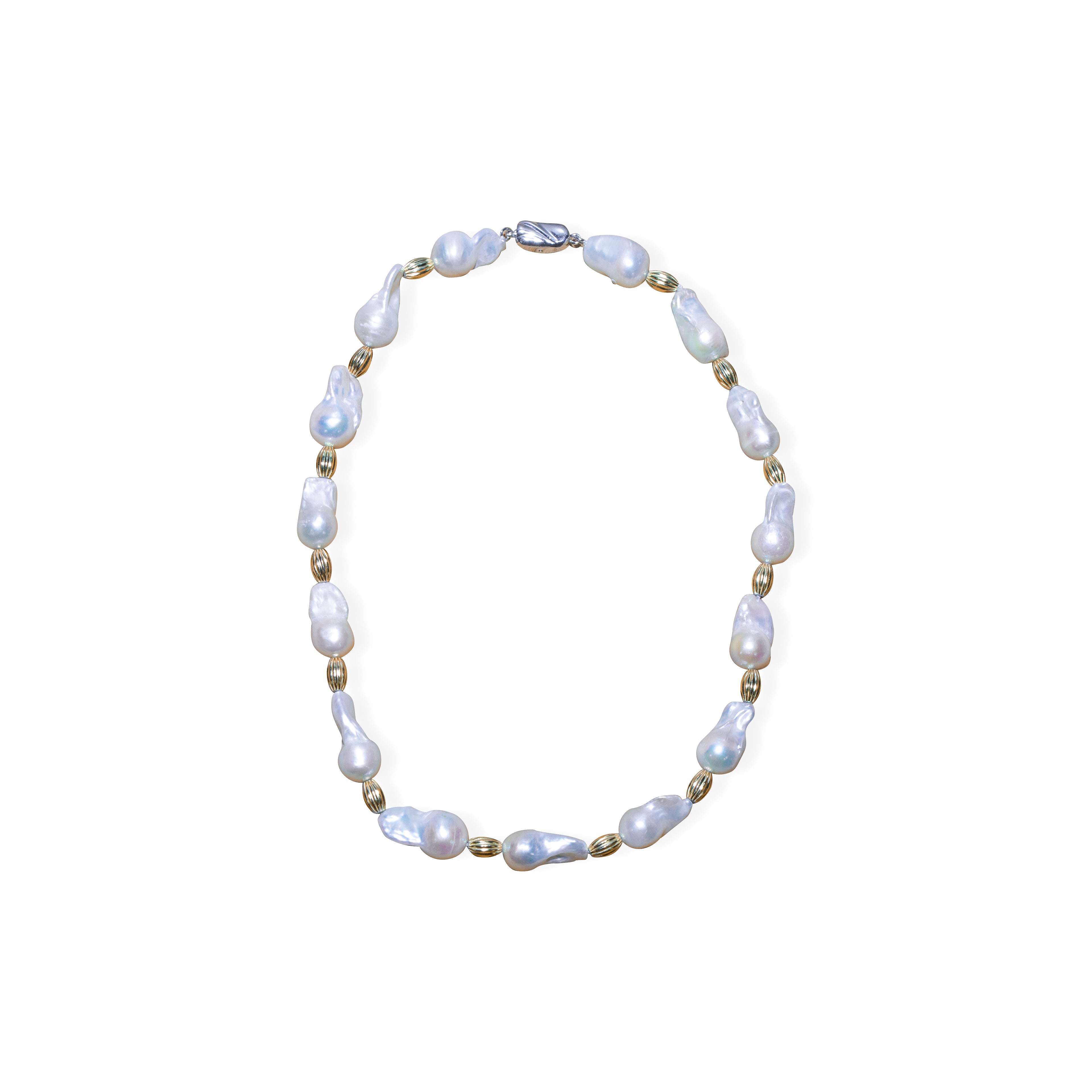 Luna Baroque Necklace for Women - Elegant Vintage Pearl Pendant Jewelry - Perfect for Weddings, Parties & Special Occasions