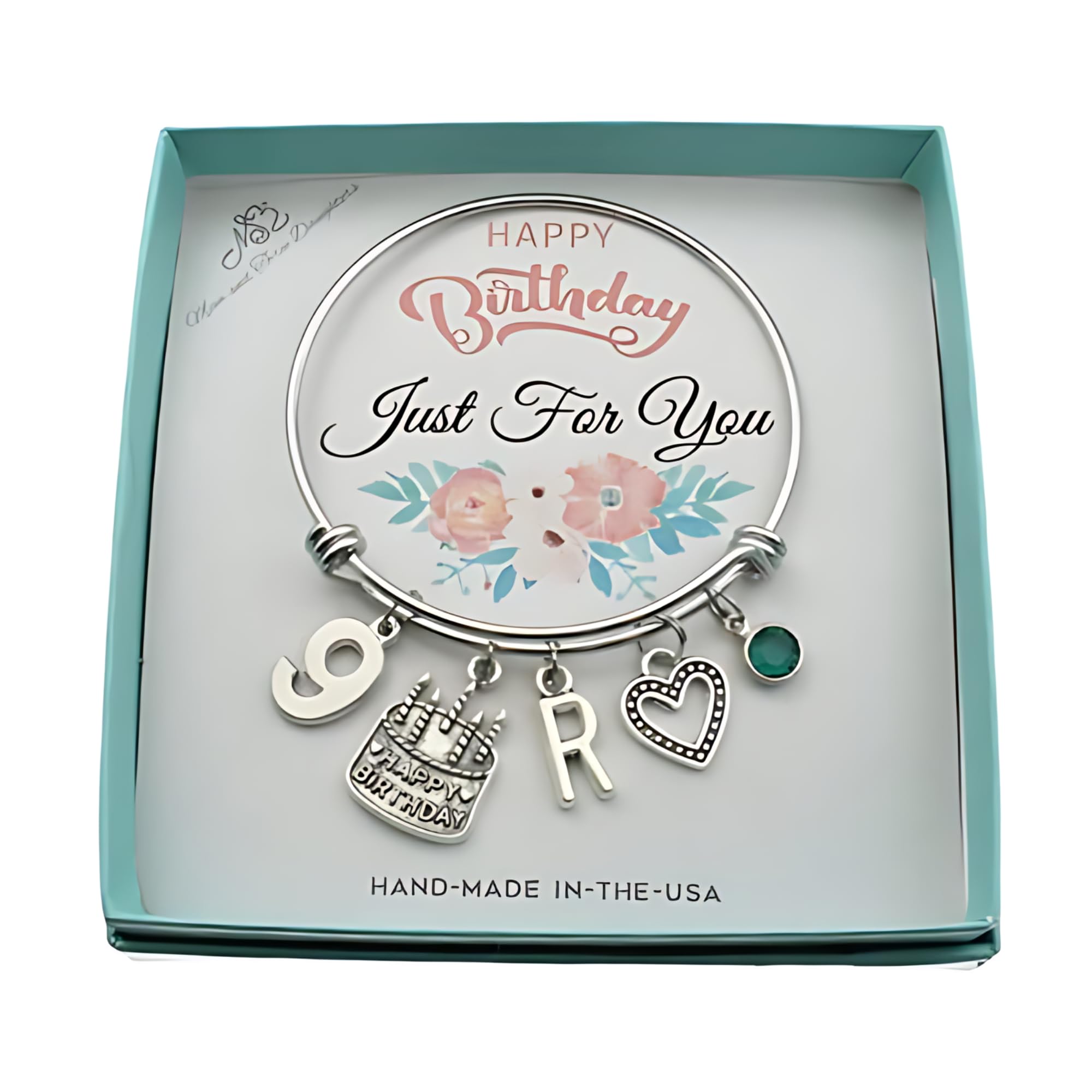 9th Birthday Gift for Girls - Personalized Birthday Bracelet | Unique & Thoughtful Present for 9 Year Old Girls | Perfect for Birthday Parties, Special Occasions & Celebrations