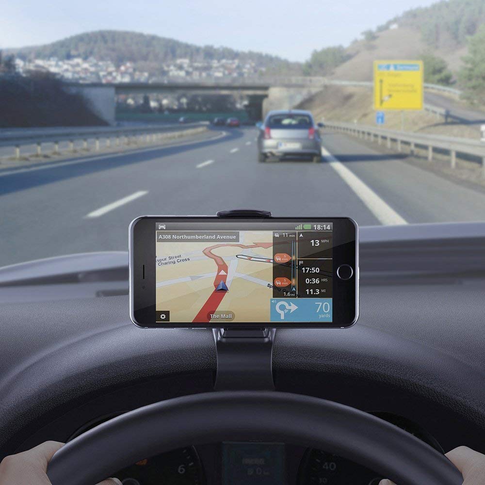 Car Phone Holder for iPhone & Samsung - 6.5