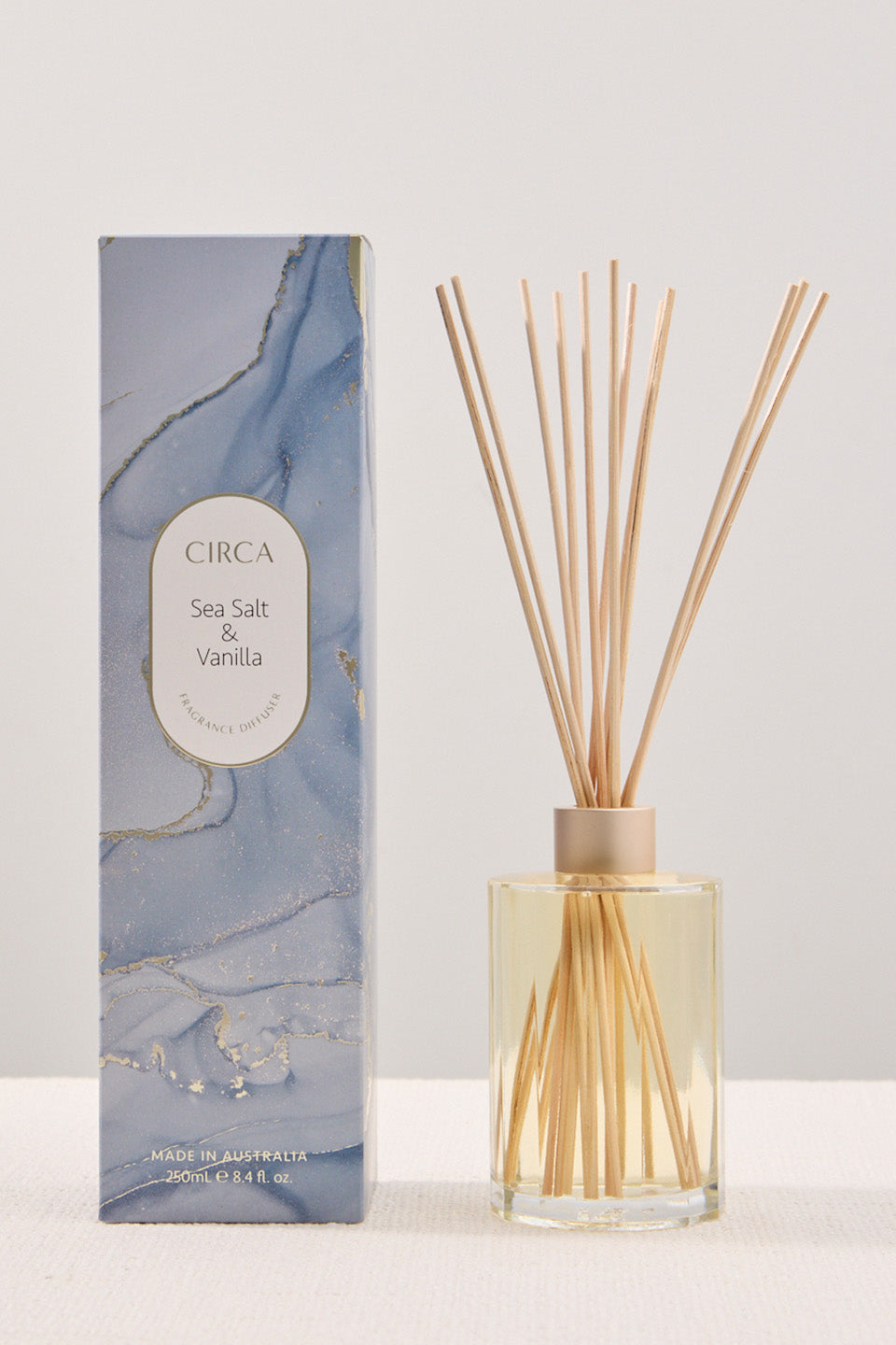Premium CH Sea Salt & Vanilla Aromatherapy Diffuser 250ml - Relaxing Home Fragrance for Bedroom, Spa & Office