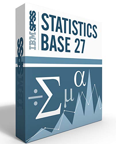 IBM SPSS Statistics Grad Pack Base V27.0 12-Month License for 2 Computers | Windows & Mac | Ideal for Academic Research & Data Analysis