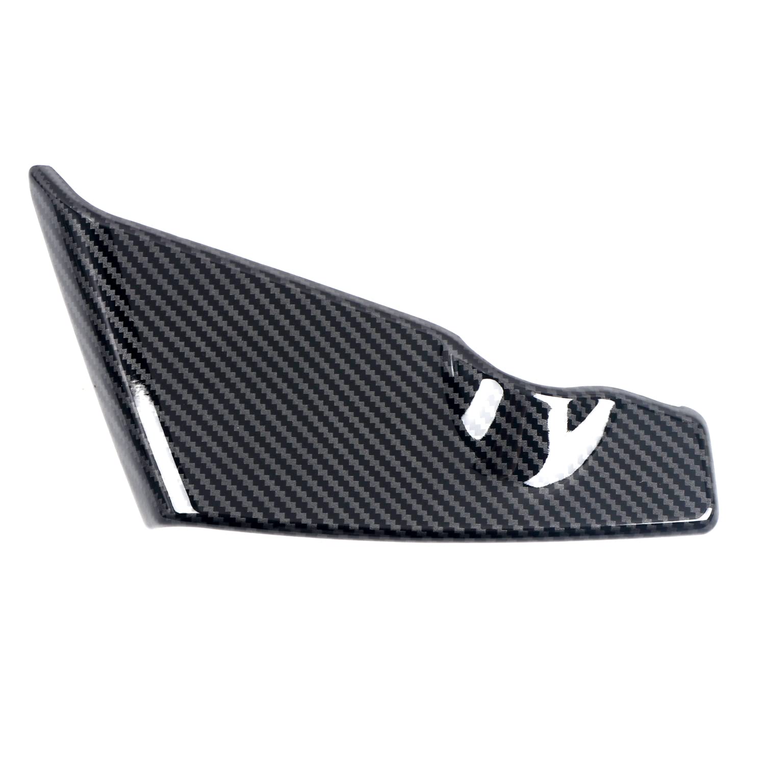 HIGH FLYING ABS Carbon Style Gear Panel Side Strip Cover for Kia EV6 2022-2024 - Interior Accessories & Trim Decoration (LHD Only) - Perfect for Car Customization & Protection