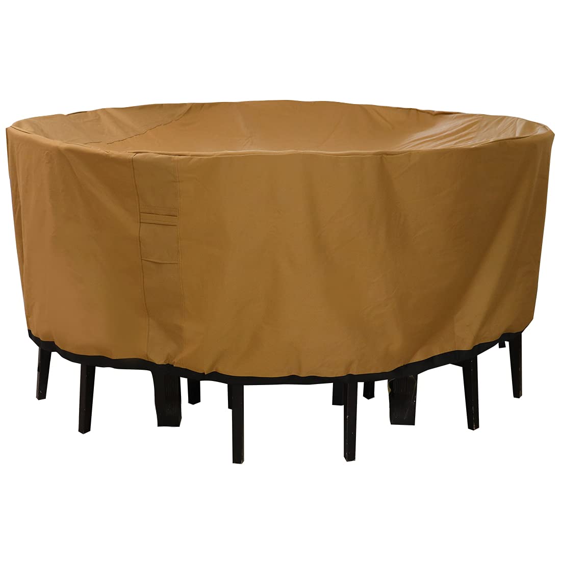 Vanteriam Waterproof Round Patio Table Cover 83