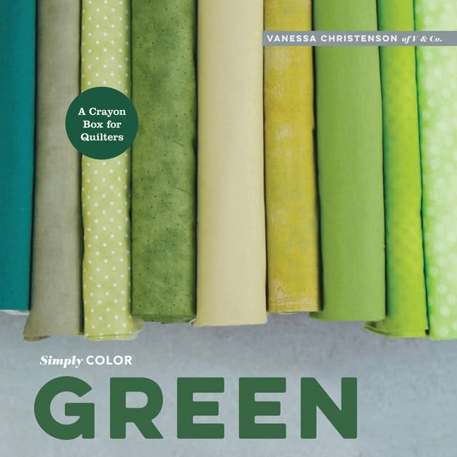 Simply Color: Green Fabric Crayons - Perfect for Quilters & Sewing Projects | Vibrant Fabric Marking Tools for DIY Crafts & Textile Arts