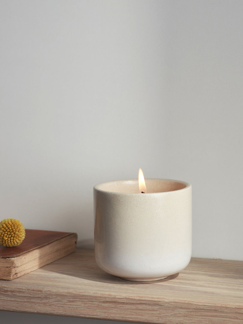 St. Eval Garden Path Scented Candle Pot - Orange Blossom Fragrance | Handmade Home Decor for Living Room, Bedroom & Outdoor Spaces