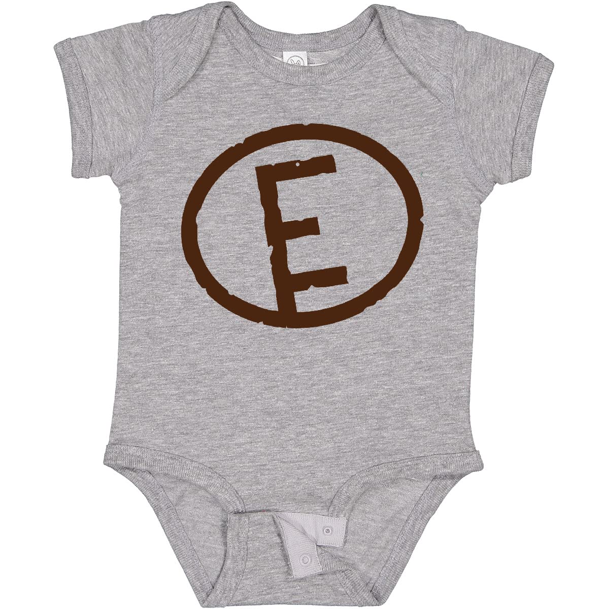 Inktastic Custom Monogram Letter E Baby Bodysuit - Personalized Cute Outfit for Newborns & Infants - Perfect for Gifts, Photo Shoots & Everyday Wear