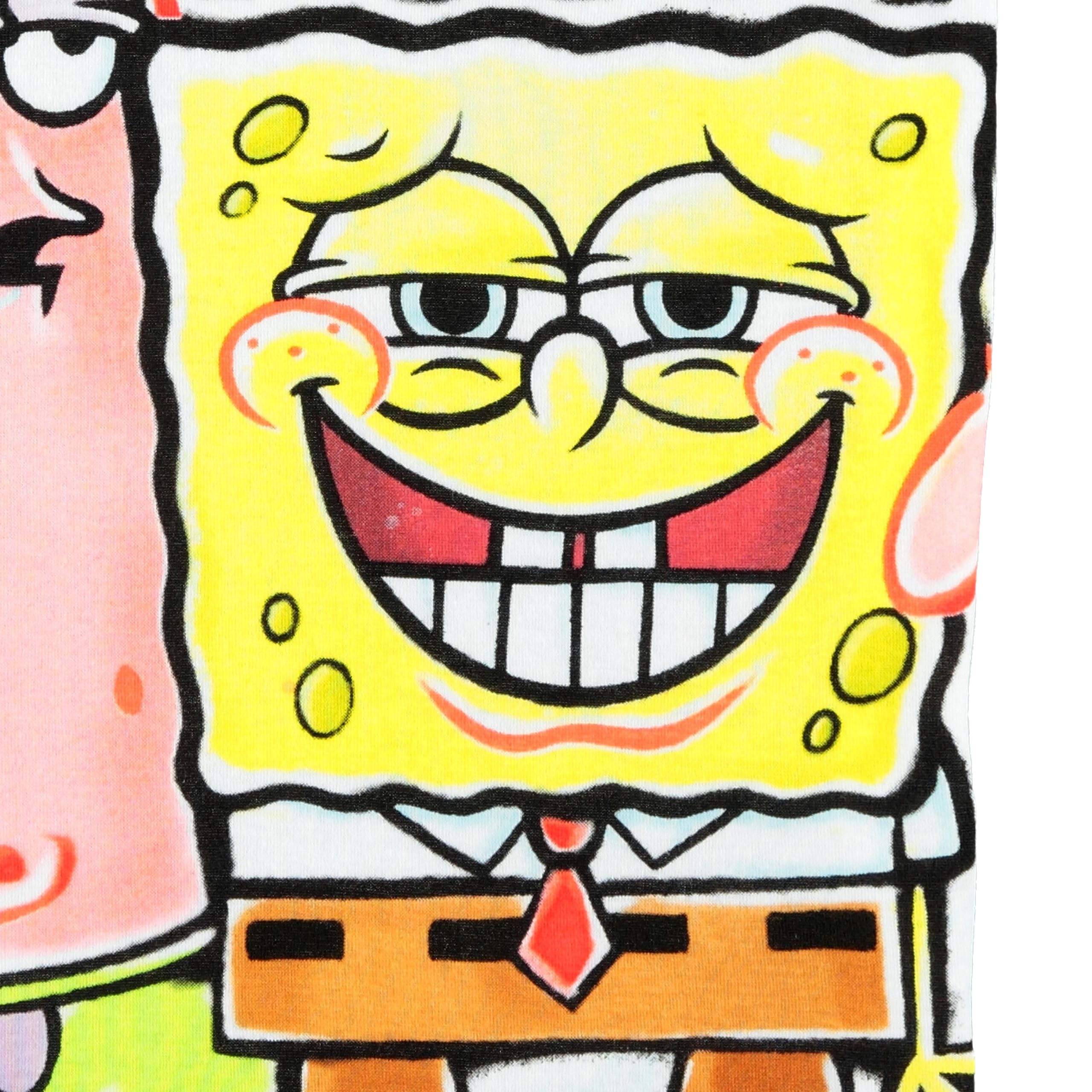 SpongeBob SquarePants Boys Cartoon Character Short Sleeve T-Shirt - Nickelodeon Kids Tee with Spongebob, Patrick, Squidward & Mr Krabs - Boys Sizes 4-20 - Perfect for Birthday Gifts, School Wear & Casual Outfits