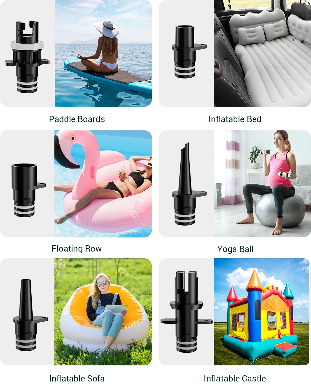 **Dr.meter Rechargeable Electric SUP Pump - 20PSI High Pressure Portable Air Pump with LED Light & Auto-Off, Battery & Car Adapter Powered for Inflatable Paddle Boards, Kayaks, Boats - Perfect for Beach, Lake & Outdoor Water Sports**