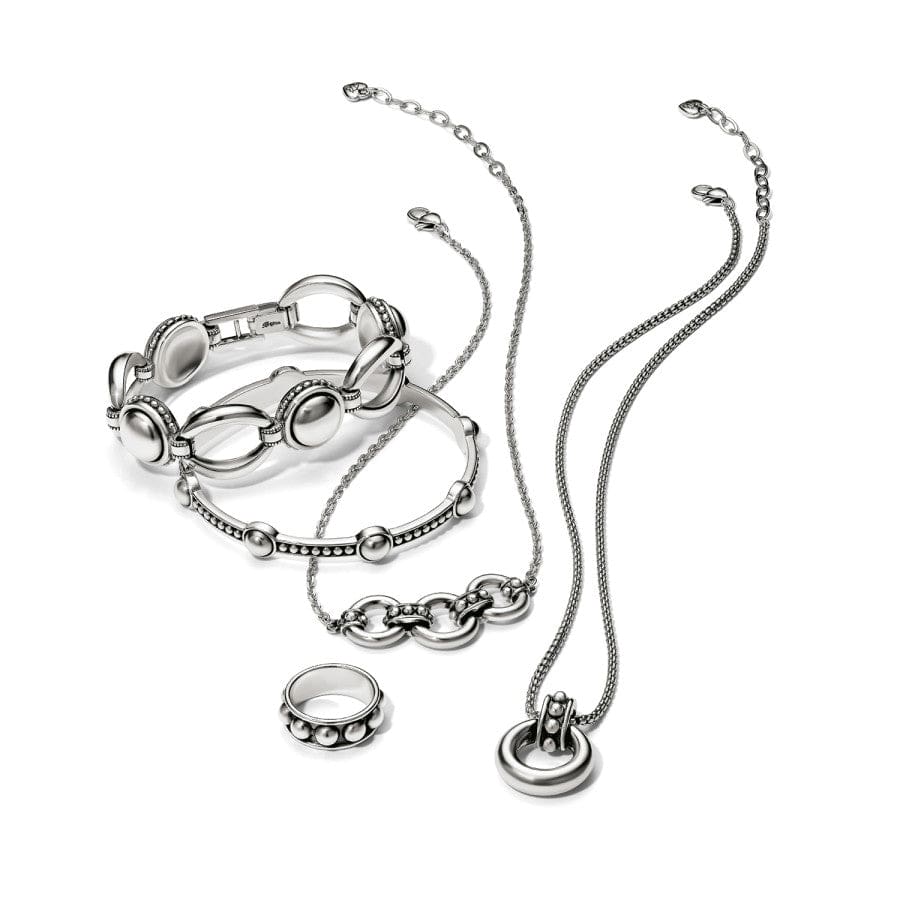 Pretty Tough Stud Trio Necklace - Stylish Punk Rock Jewelry for Women | Perfect for Everyday Wear, Concerts & Gifts