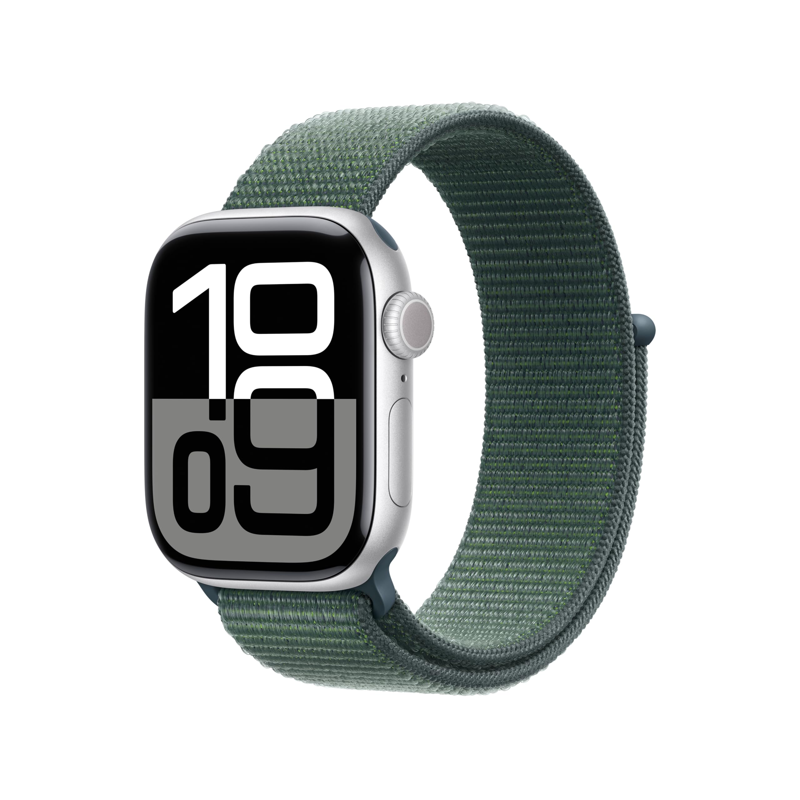 Apple Watch Band 42mm Sport Loop - Soft Nylon Strap for Apple Watch Series 1-9, Comfortable & Adjustable Lake Green Wristband - Perfect for Running, Workouts & Daily Wear