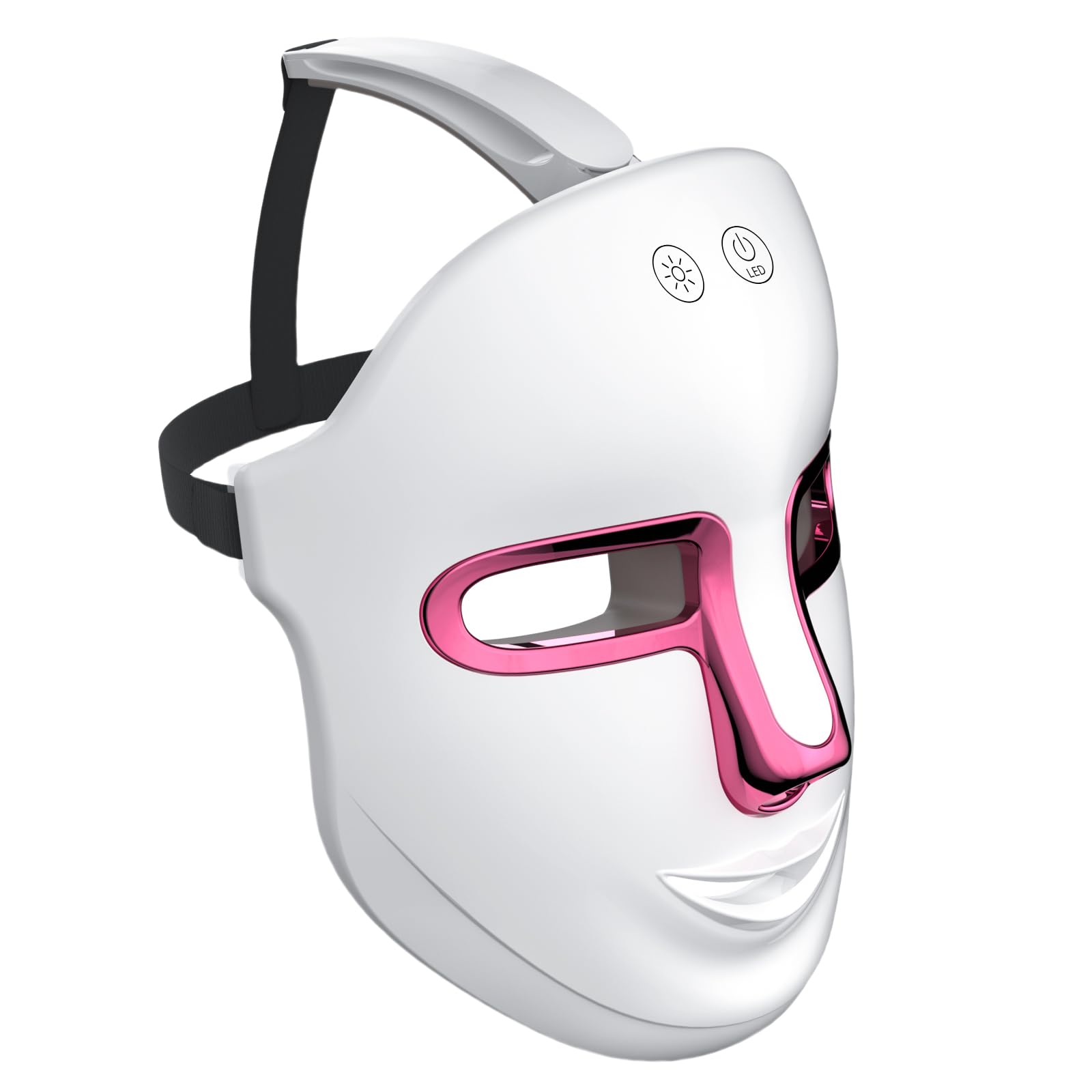 7-Color LED Red Light Therapy Mask for Face - Anti-Aging & Skin Rejuvenation Treatment with Hot Compress Function | At-Home Facial Care Device for Wrinkles, Acne & Glowing Skin (P04 Pro Model) - Perfect for Daily Skincare Routine & Spa Treatments
