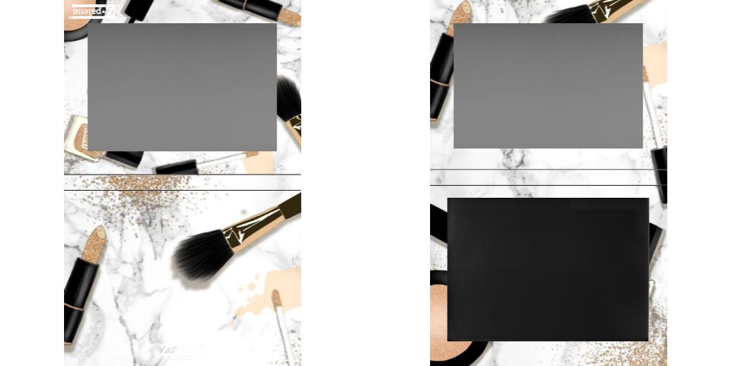 Extra Large Magnetic Z Palette for Makeup - Customizable Empty Eyeshadow & Blush Organizer - Perfect for Travel, Professional Artists & Makeup Enthusiasts