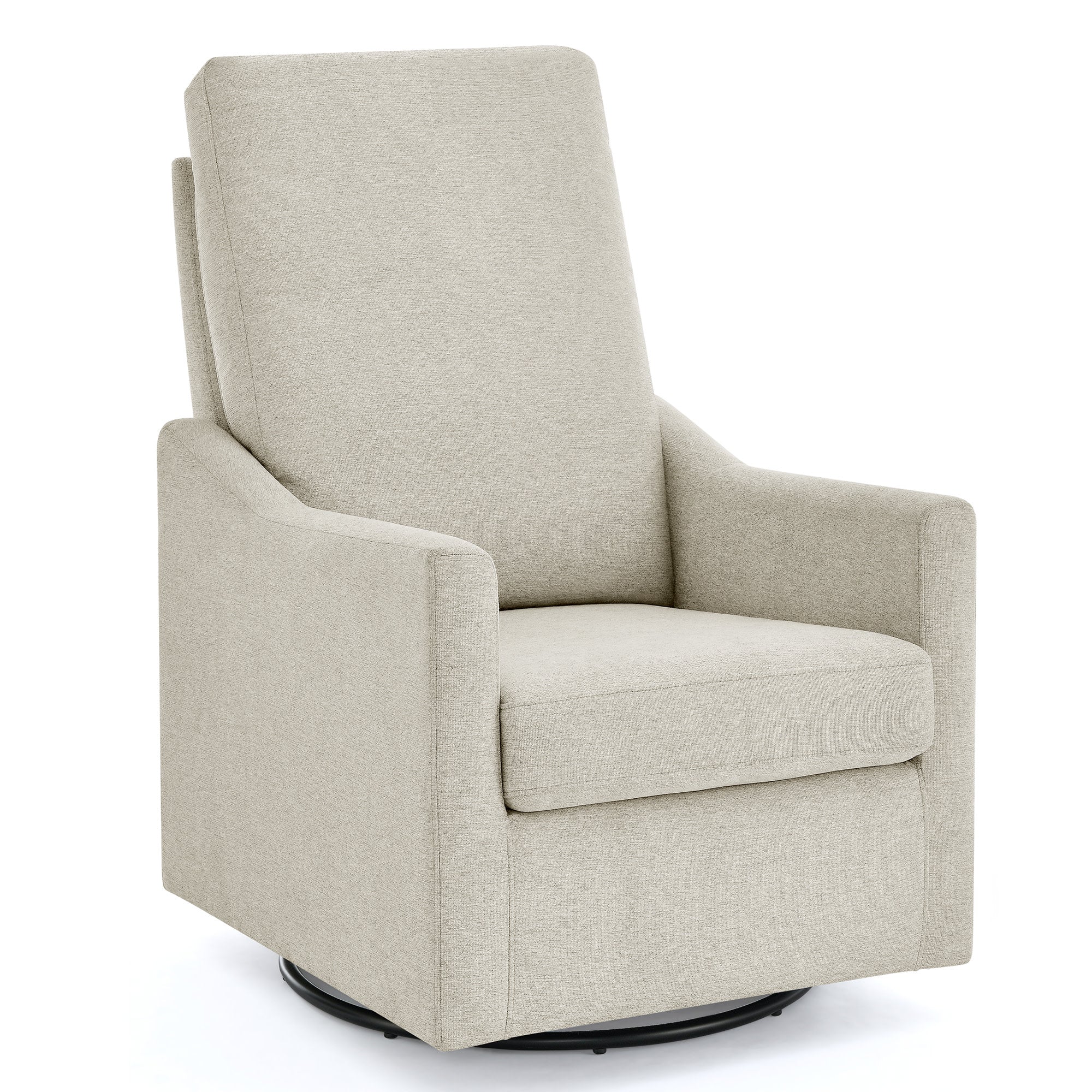 Andie Nursery Glider Swivel Chair - Stain Resistant LiveSmart Fabric - Comfortable Rocking Chair for Breastfeeding & Baby Nursery - Perfect for Nursing, Reading & Relaxing with Your Newborn