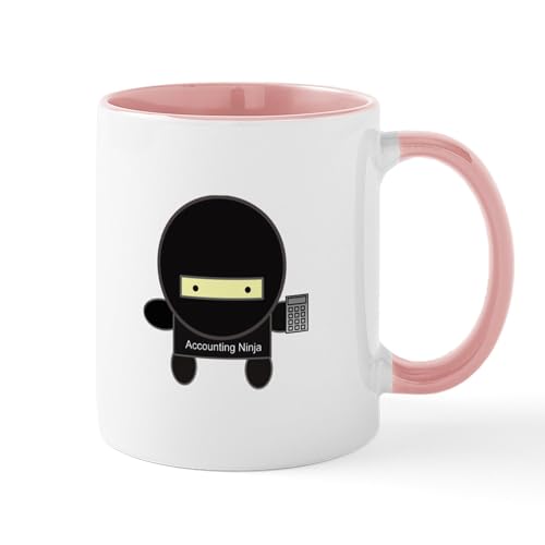 White/Pink Inside - Accounting Ninja Mug
