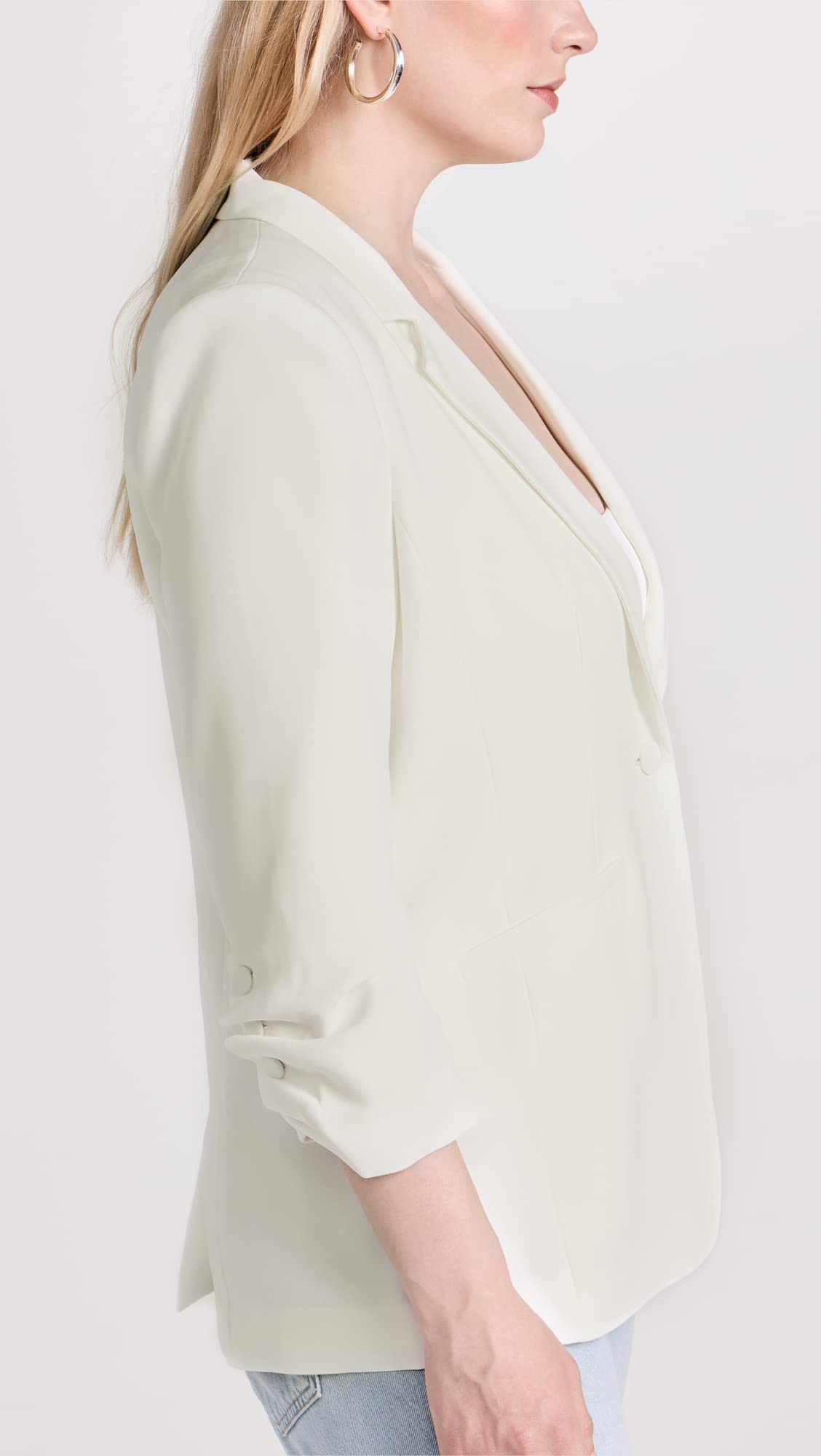 Cinq a Sept Women's Crepe Khloe Blazer - Elegant Tailored Jacket for Work & Evening Wear | Office Outfits & Special Occasions