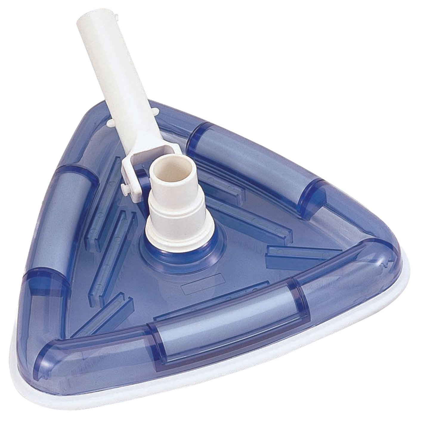 Ocean Blue Transparent Triangular Vacuum Head for Pool Cleaning