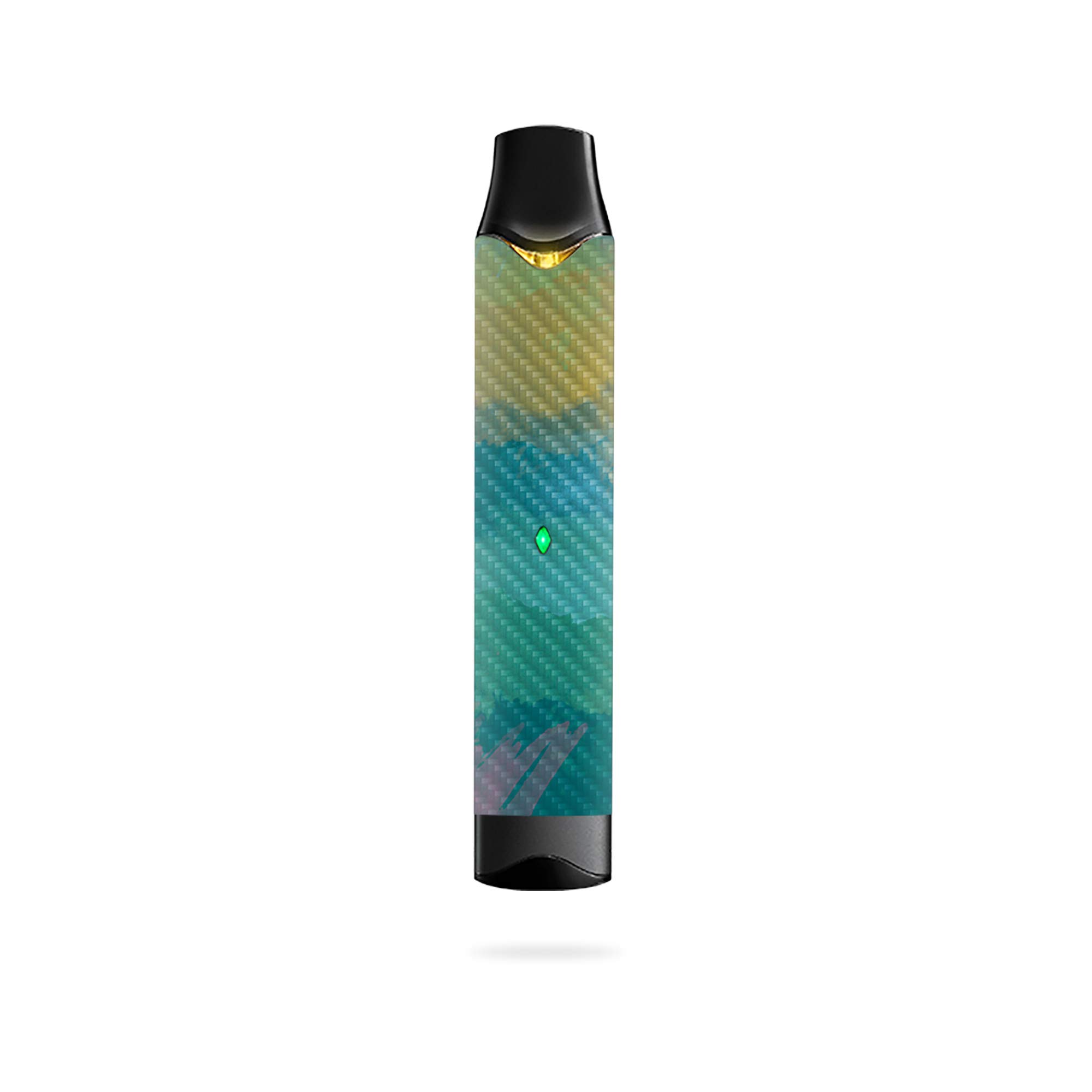 MightySkins Carbon Fiber Skin for Vuse Alto - Watercolor Blue | Protective & Durable Textured Wrap | Easy to Apply & Remove | Made in USA | Perfect for Personalizing & Protecting Your Vape Device at Home, Work or Travel