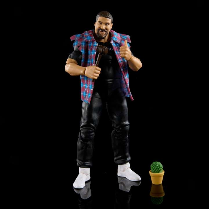 WWE Elite Commissioner Foley Action Figure - Collectible Wrestling Toy for Fans & Kids - Perfect for Display, Play & WWE Themed Parties